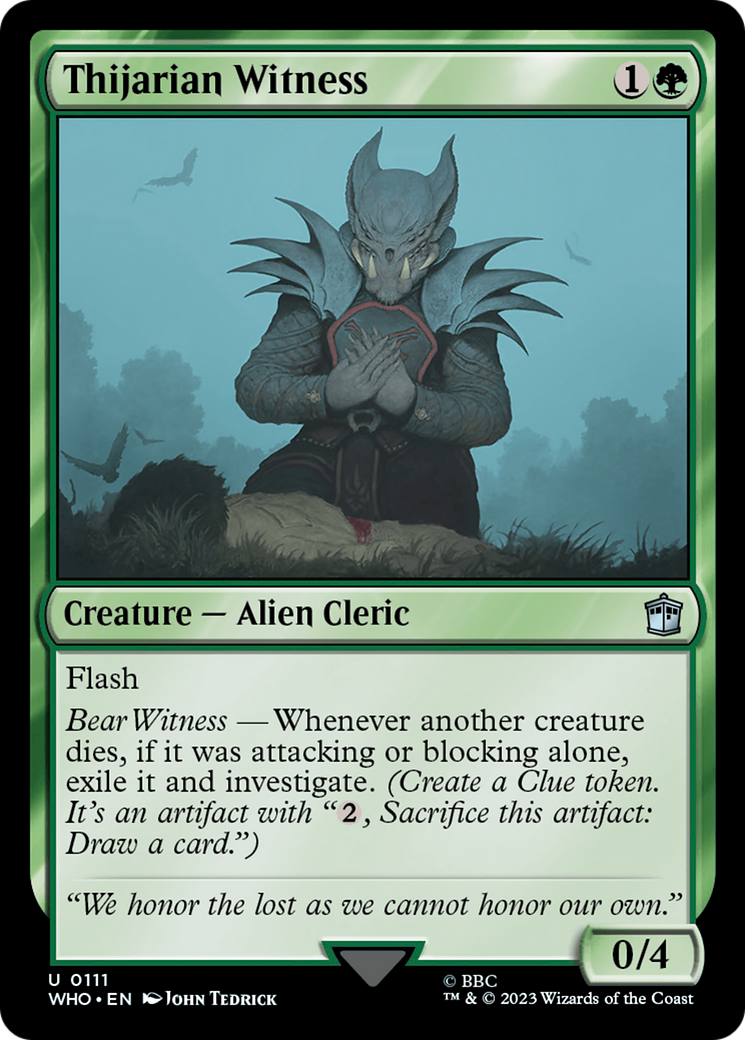 Thijarian Witness [Doctor Who] Foil