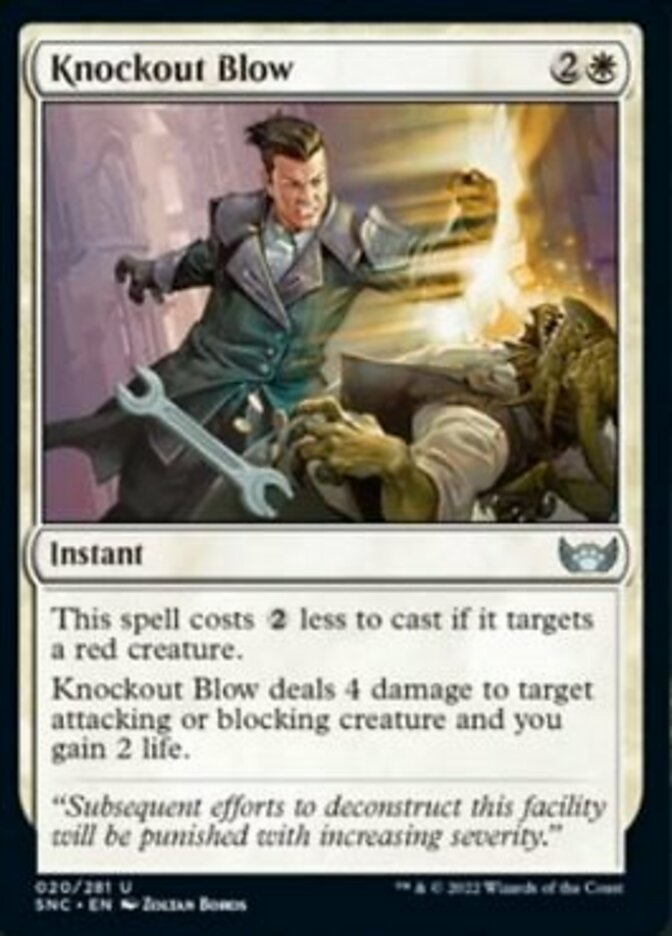 Knockout Blow [Streets of New Capenna] Foil