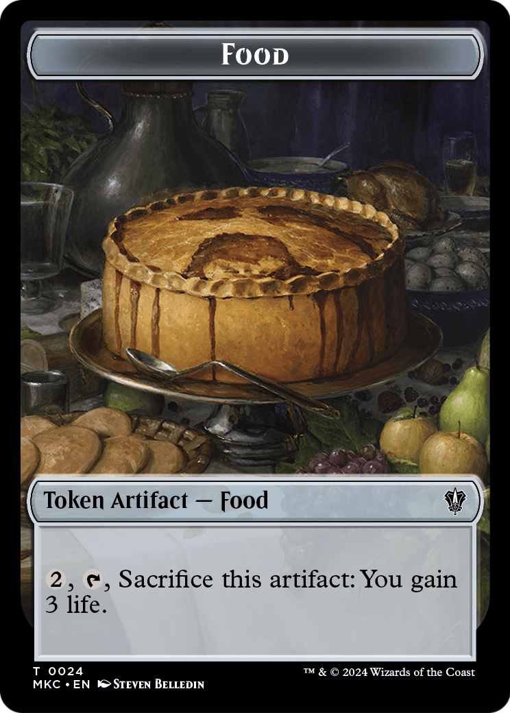 Food  [Murders at Karlov Manor Commander Tokens] Foil