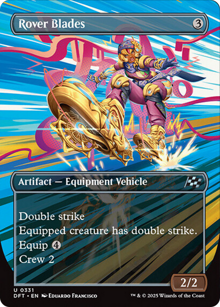 Rover Blades (Borderless) [Aetherdrift] Foil