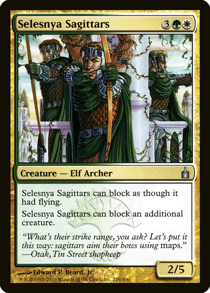 Selesnya Sagittars [Ravnica: City of Guilds] Foil