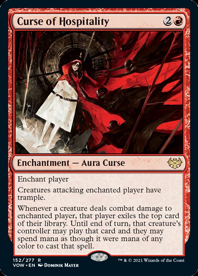 Curse of Hospitality [Innistrad: Crimson Vow] Foil