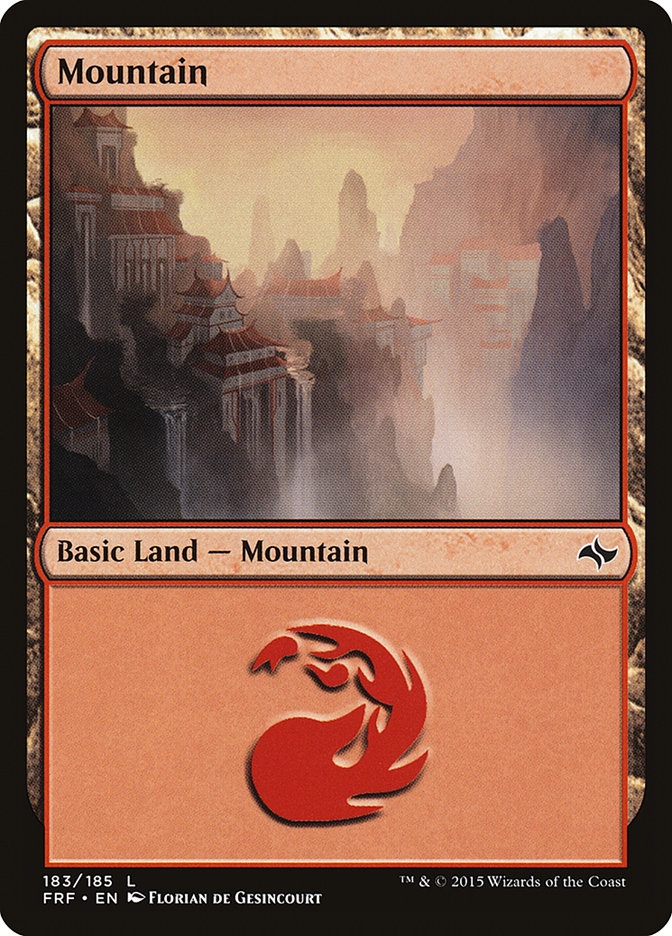 Mountain (183) [Fate Reforged] Foil