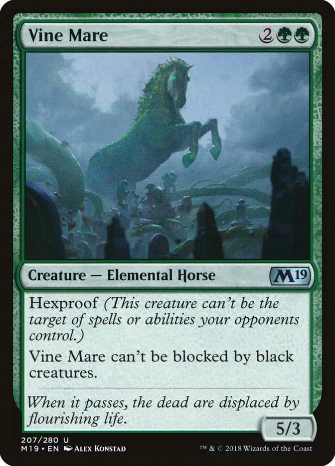 Vine Mare [Core Set 2019] Foil