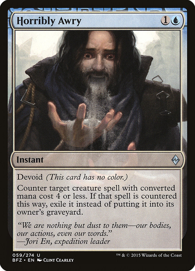 Horribly Awry [Battle for Zendikar] Foil