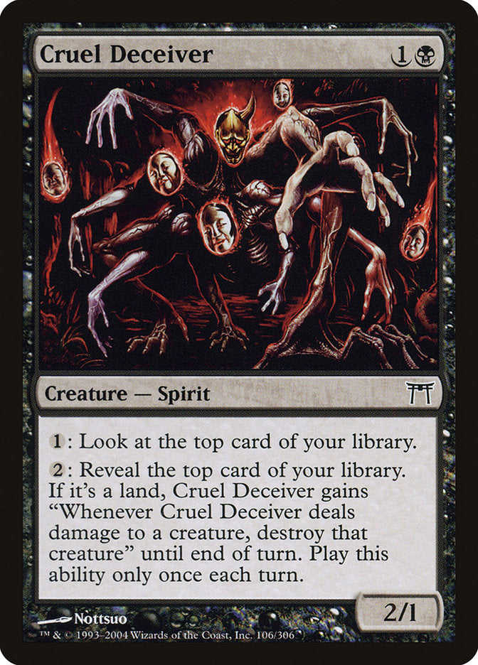 Cruel Deceiver [Champions of Kamigawa] Foil