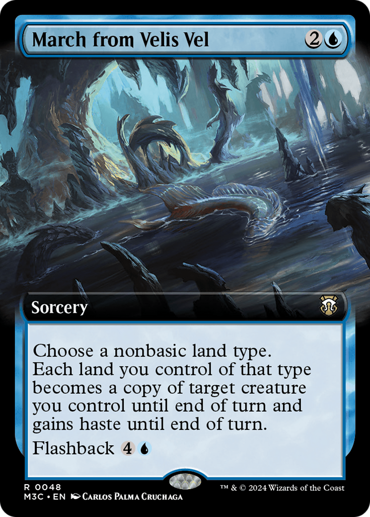 March from Velis Vel (Extended Art) [Modern Horizons 3 Commander] Foil