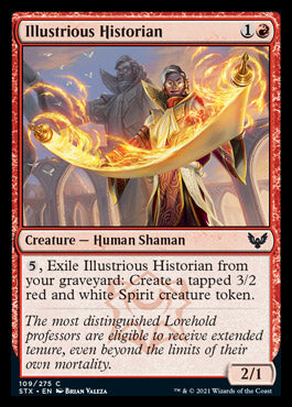 Illustrious Historian [Strixhaven: School of Mages] Foil