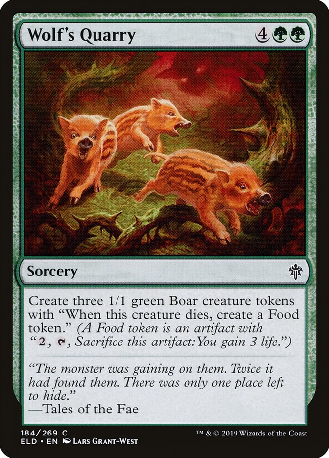 Wolf's Quarry [Throne of Eldraine] Foil