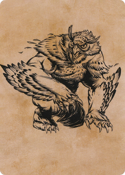 Owlbear // Owlbear  [Adventures in the Forgotten Realms Art Series] (Borderless)