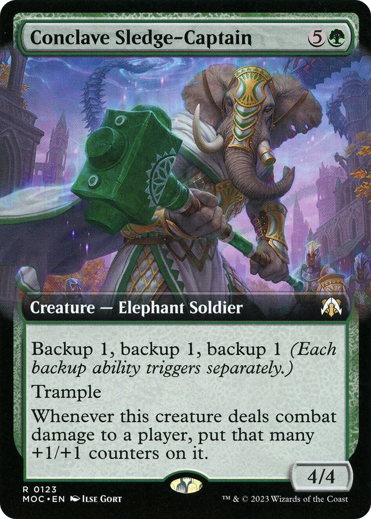 Conclave Sledge-Captain  [March of the Machine Commander]: (Extended Art)