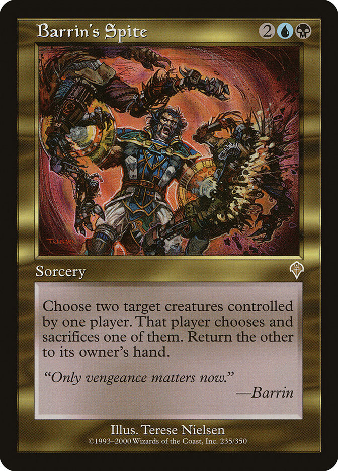 Barrin's Spite [Invasion] Foil