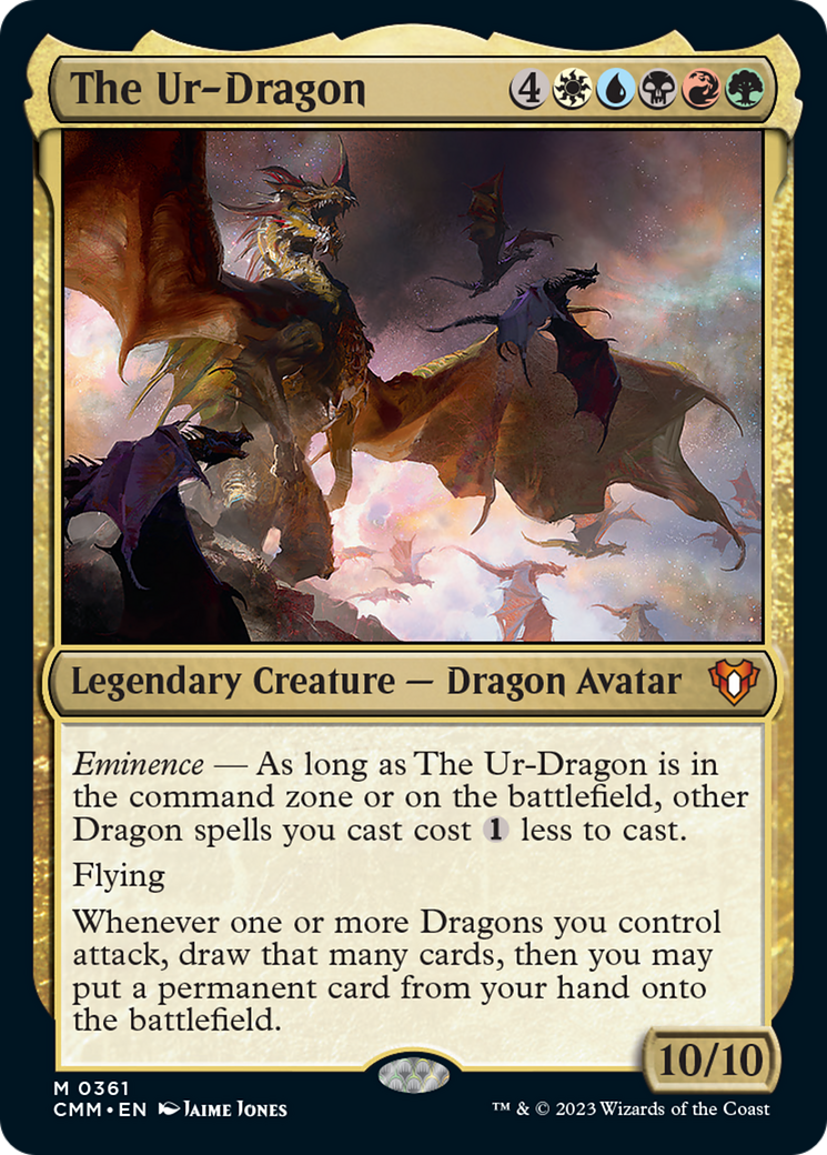 The Ur-Dragon [Commander Masters] Foil