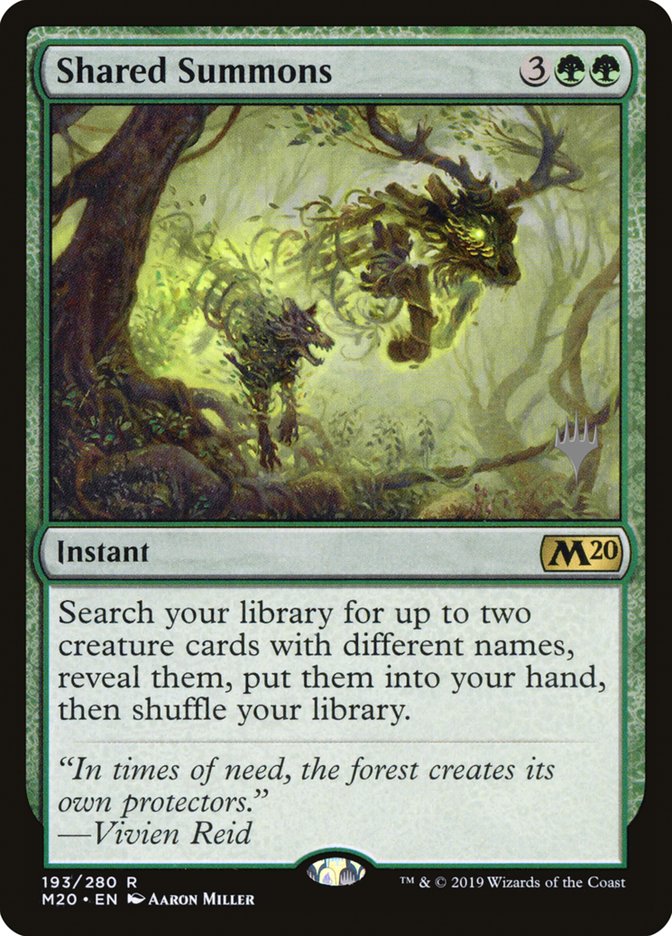 Shared Summons (Promo Pack) [Core Set 2020 Promos] Foil