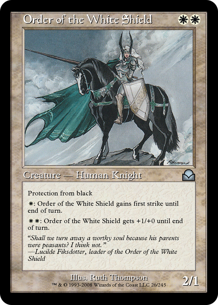 Order of the White Shield  [Masters Edition II] Foil