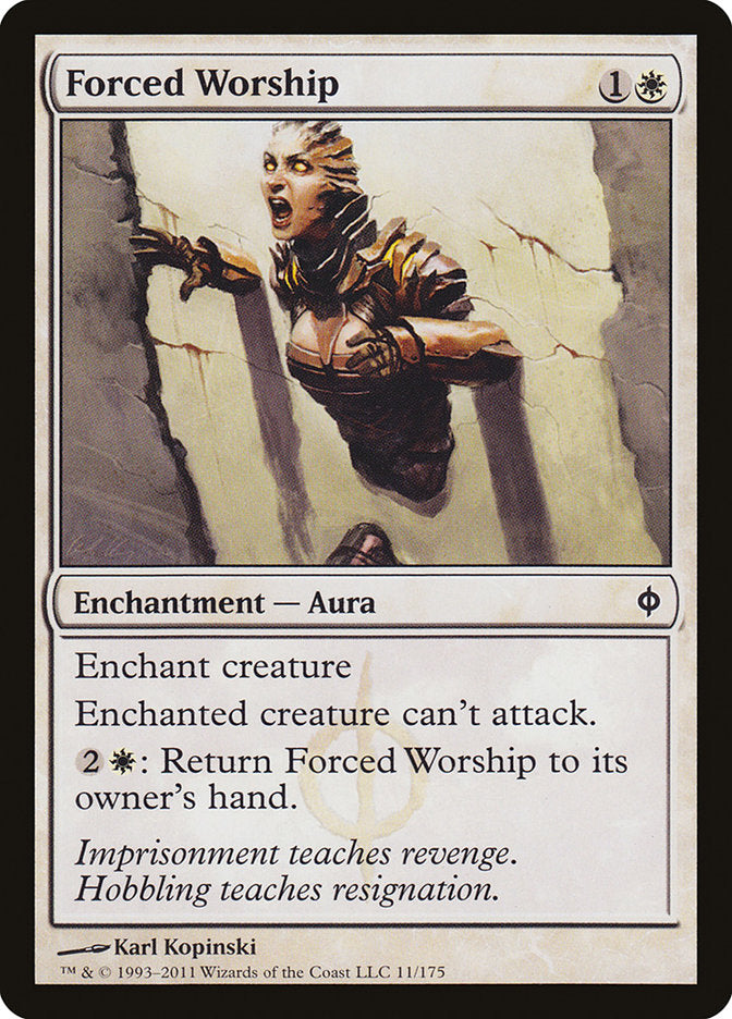 Forced Worship [New Phyrexia] Foil