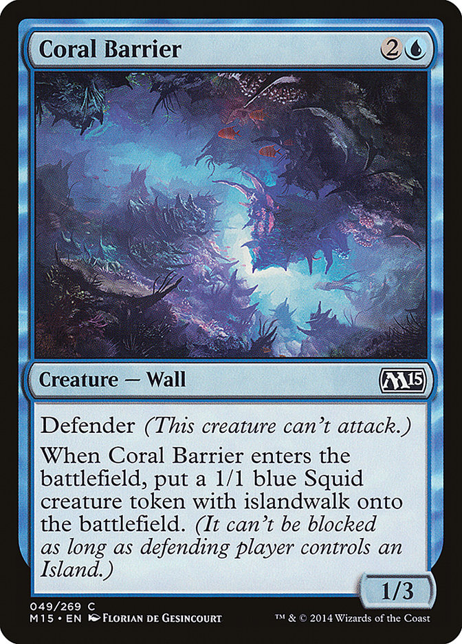 Coral Barrier [Magic 2015] Foil