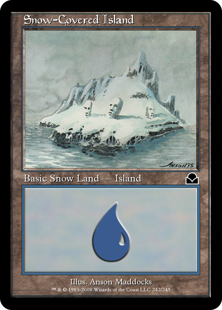 Snow-Covered Island  [Masters Edition II] Foil