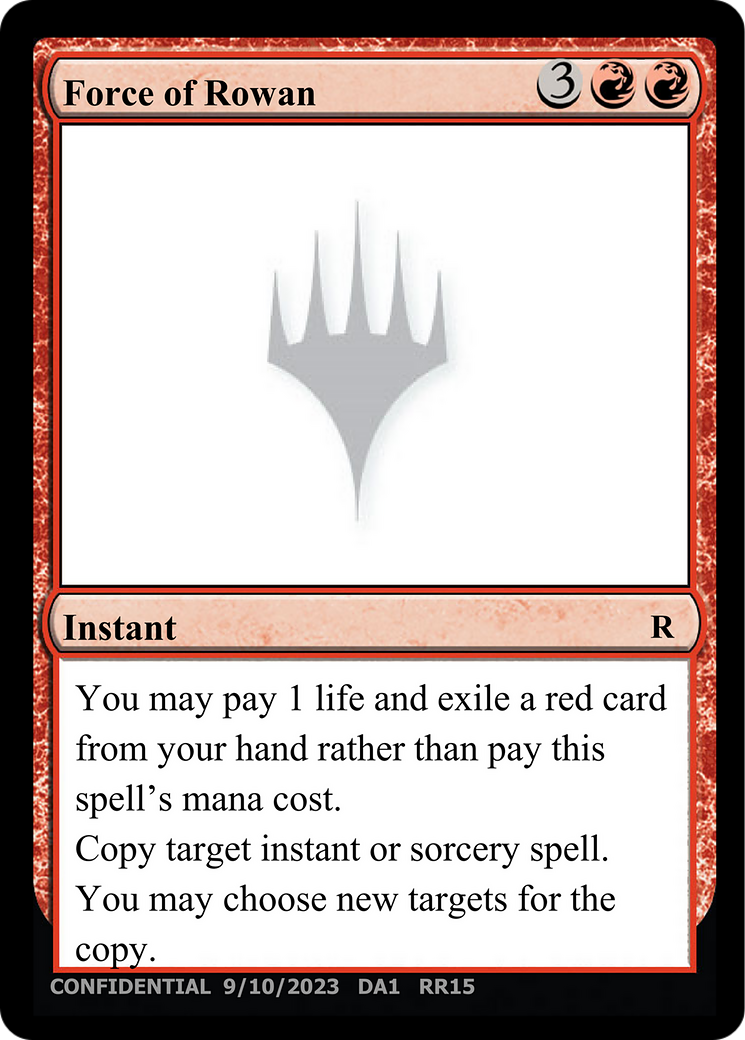 Force of Rowan  [Unknown Event]