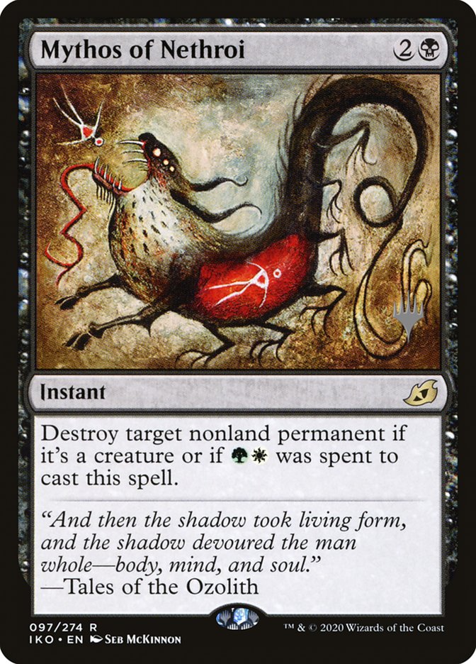 Mythos of Nethroi (Promo Pack) [Ikoria: Lair of Behemoths Promos] Foil