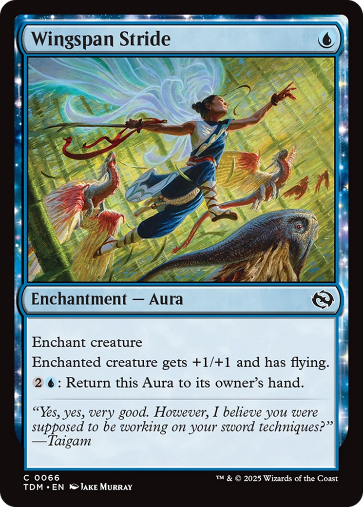 Wingspan Stride [Tarkir: Dragonstorm] Foil