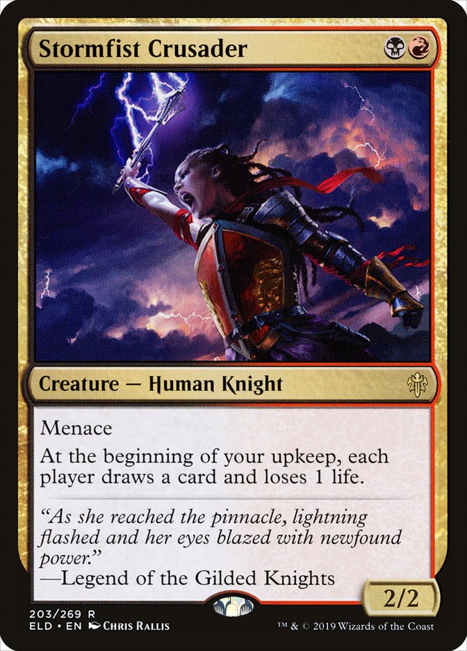 Stormfist Crusader [Throne of Eldraine] Foil