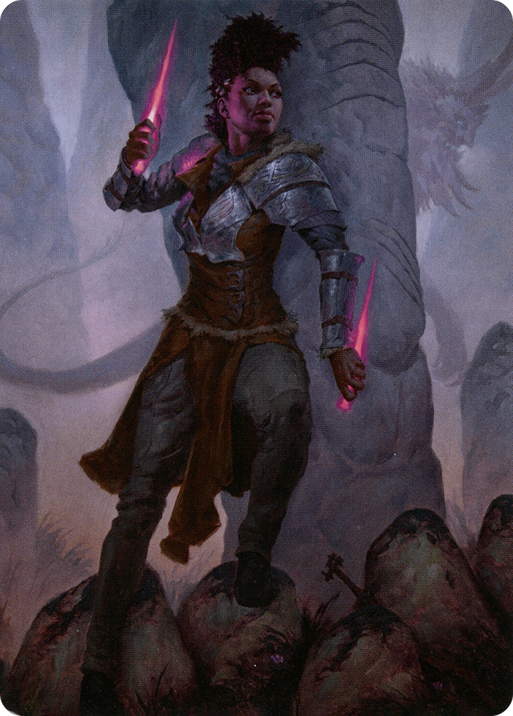 Kaya the Inexorable // Kaya the Inexorable  [Art Series: Kaldheim] (Borderless) Foil