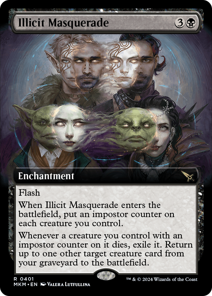Illicit Masquerade (Extended Art) [Murders at Karlov Manor] Foil