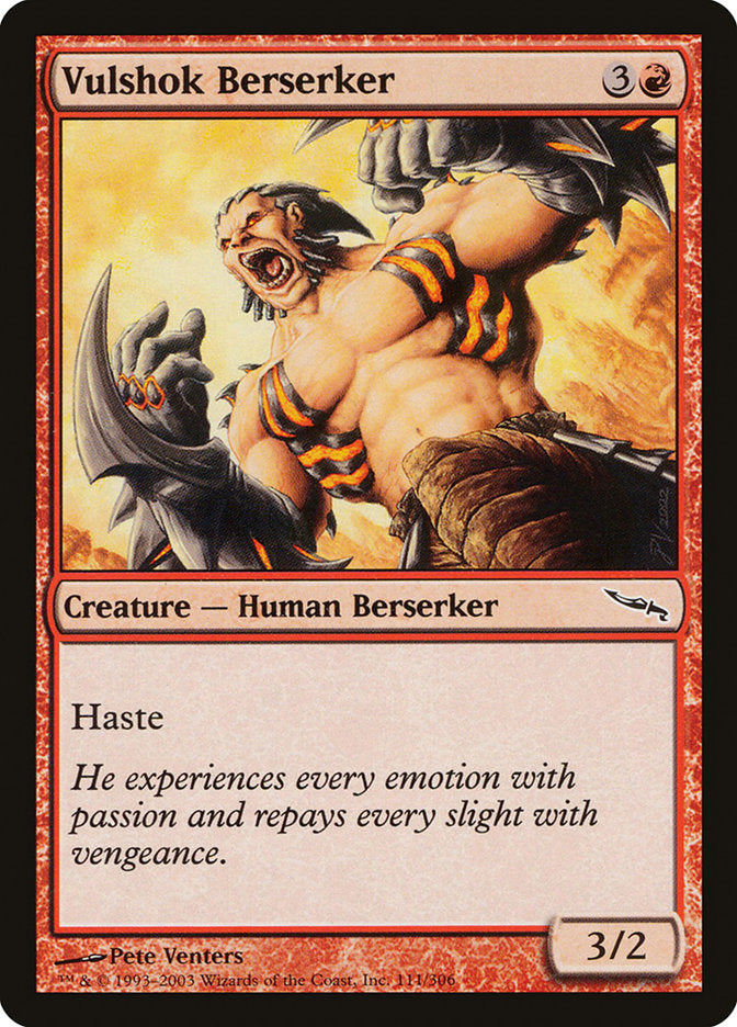 Vulshok Berserker [Mirrodin] Foil
