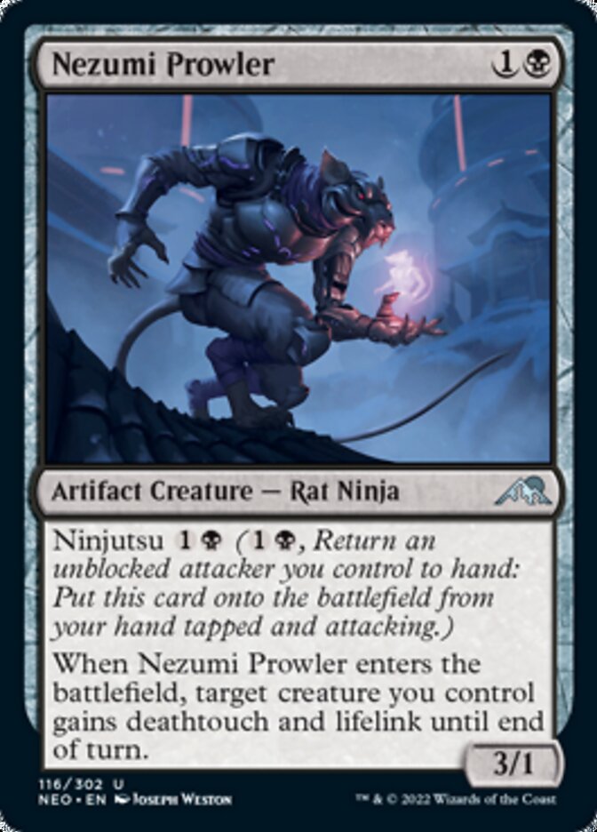 Nezumi Prowler [Kamigawa: Neon Dynasty] Foil