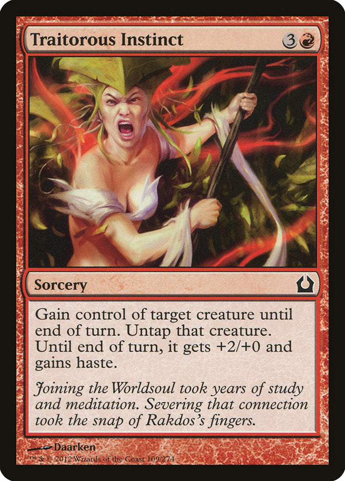 Traitorous Instinct [Return to Ravnica] Foil