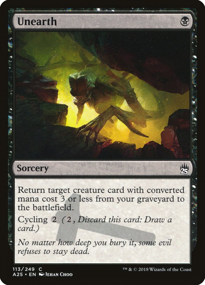 Unearth [Masters 25] Foil