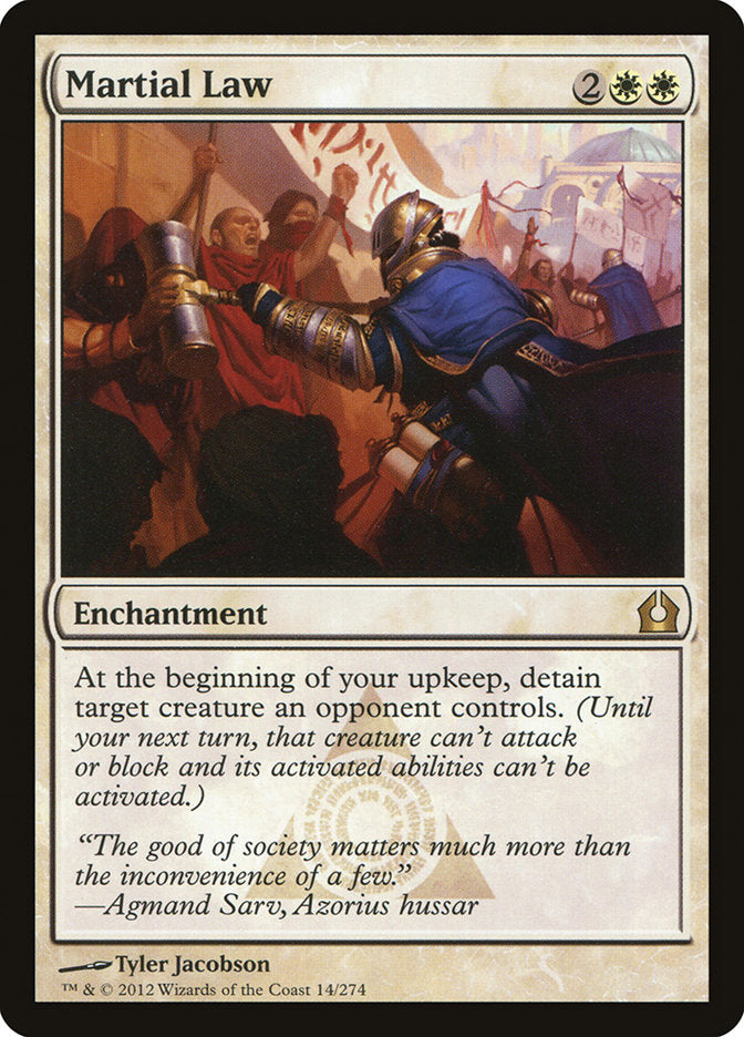 Martial Law [Return to Ravnica] Foil