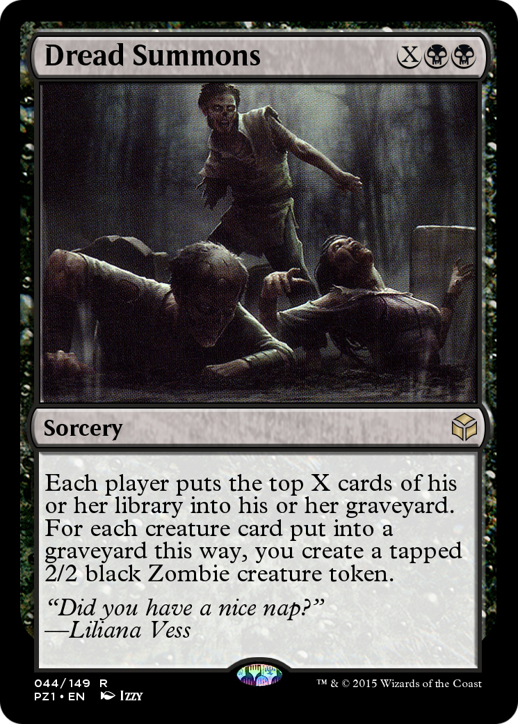 Dread Summons  [Legendary Cube Prize Pack] Foil