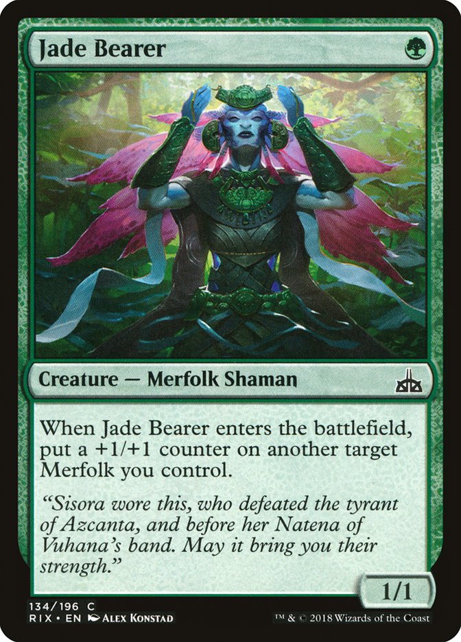 Jade Bearer [Rivals of Ixalan] Foil