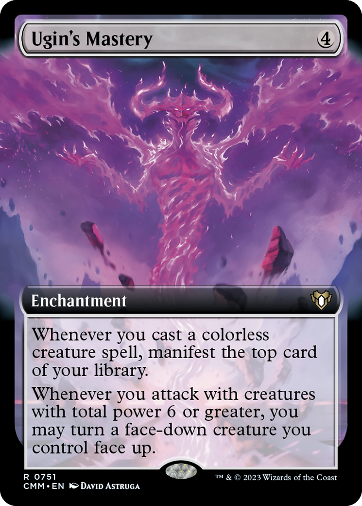 Ugin's Mastery (Extended Art) [Commander Masters] Foil