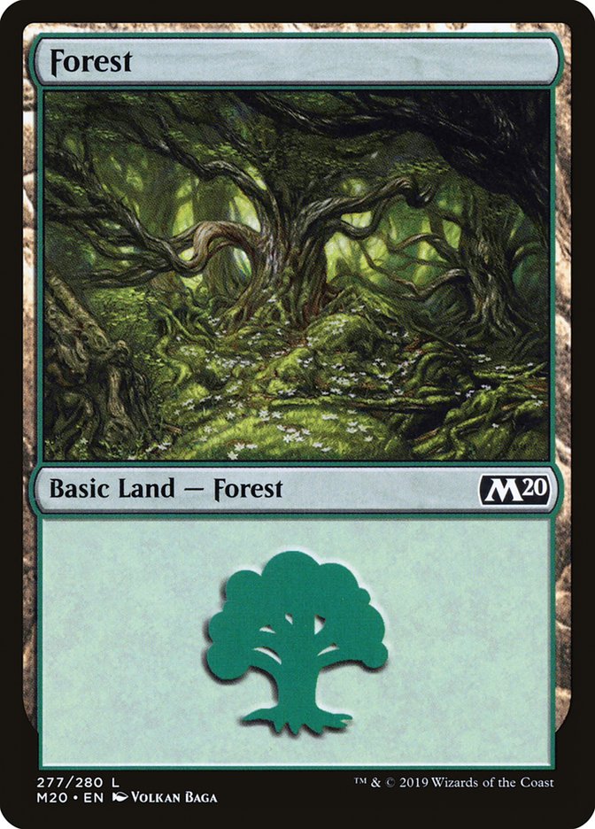 Forest (277) [Core Set 2020] Foil