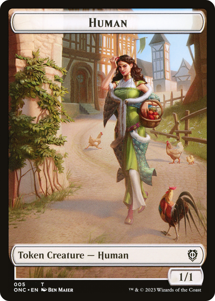 Human  [Phyrexia: All Will Be One Commander Tokens]