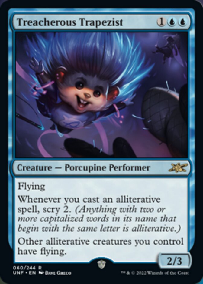 Treacherous Trapezist [Unfinity] Foil