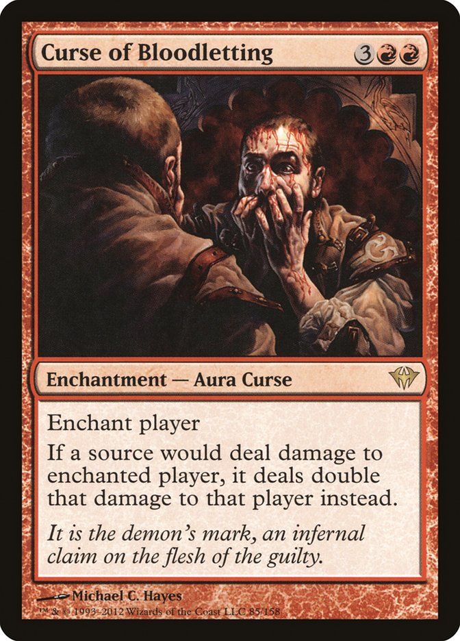 Curse of Bloodletting [Dark Ascension] Foil