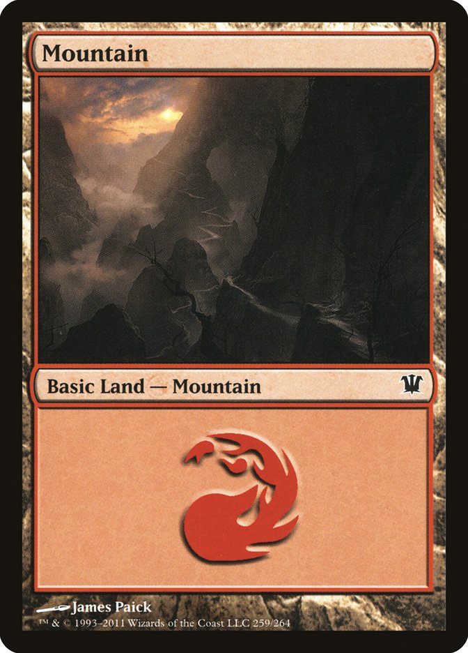 Mountain (259) [Innistrad] Foil
