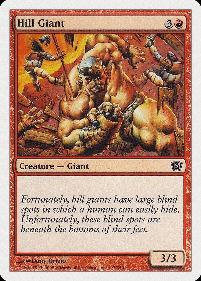 Hill Giant [Ninth Edition] Foil