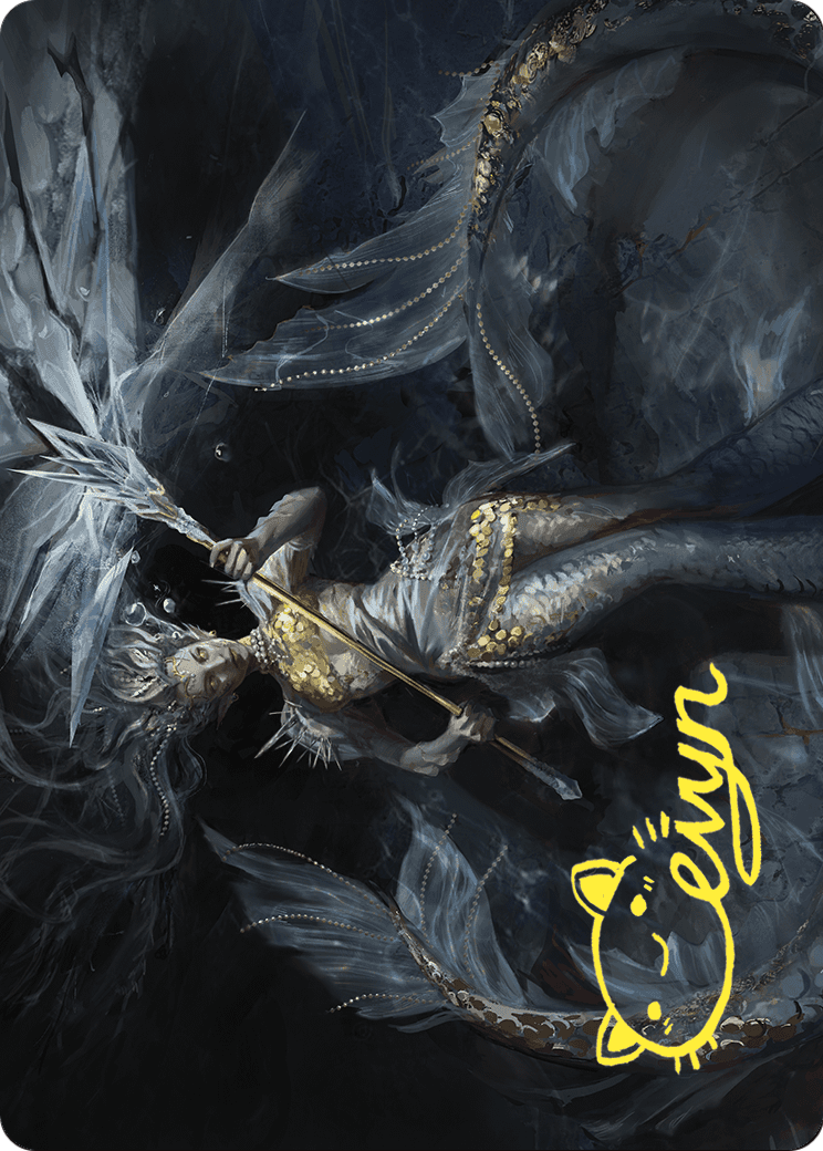 Sharae of Numbing Depths // Sharae of Numbing Depths  [Wilds of Eldraine Art Series] (Borderless) Foil