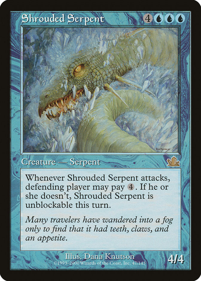 Shrouded Serpent [Prophecy] Foil