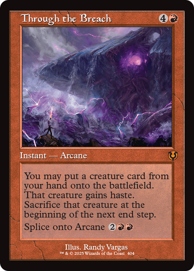 Through the Breach (Retro Frame) [Innistrad Remastered] Foil