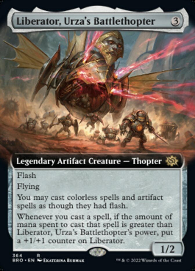 Liberator, Urza's Battlethopter (Extended Art) [The Brothers' War] Foil