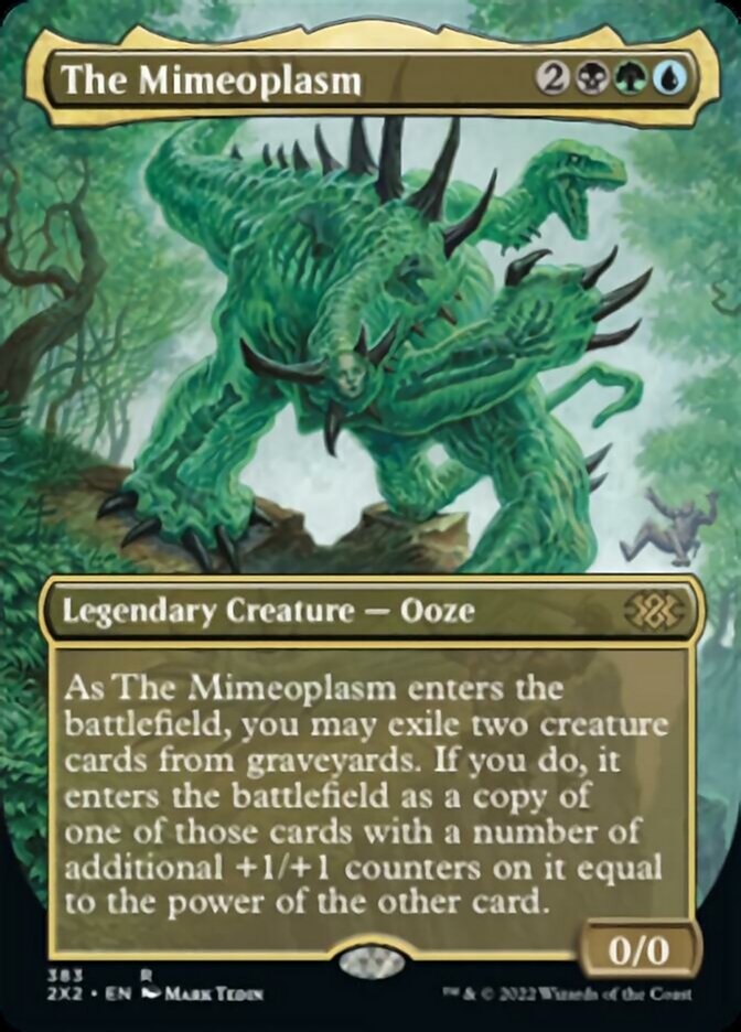 The Mimeoplasm (Borderless Alternate Art) [Double Masters 2022] Foil