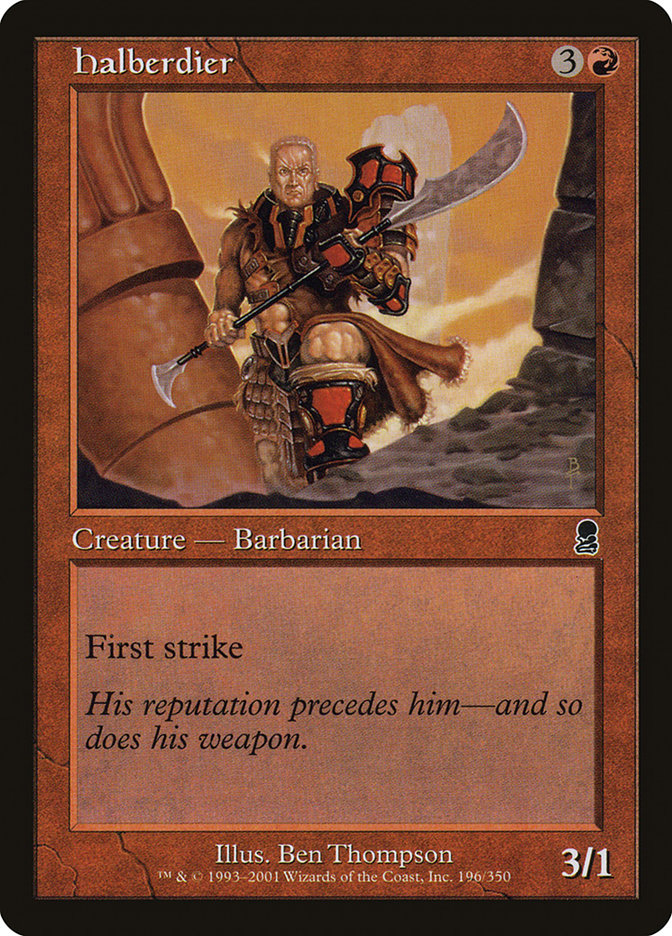 Halberdier [Odyssey] Foil