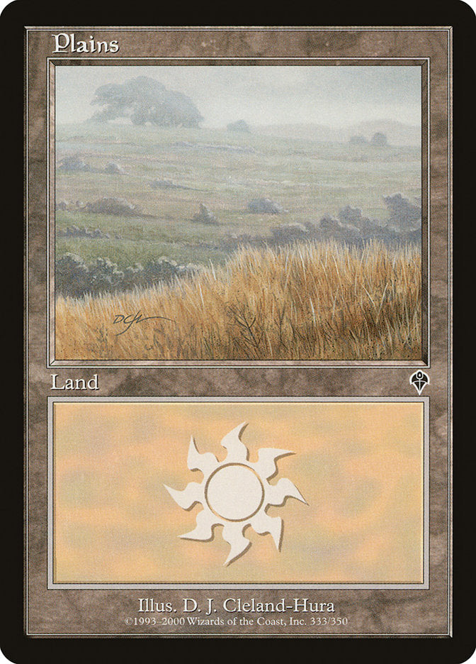 Plains (333) [Invasion] Foil