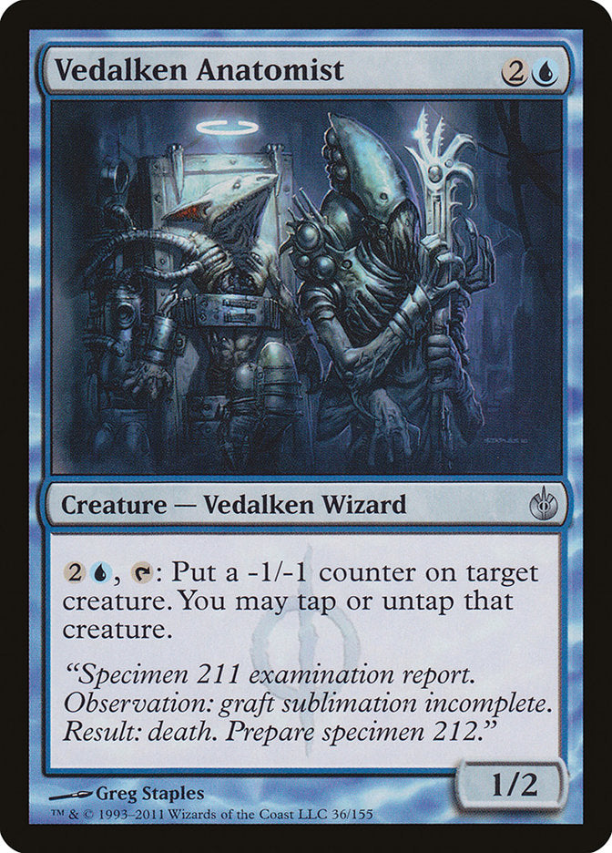 Vedalken Anatomist [Mirrodin Besieged] Foil